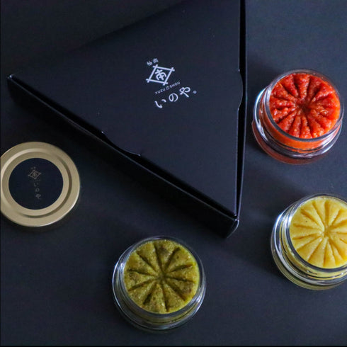 3色柚子胡椒ギフトセット(各色60g)※BOX付